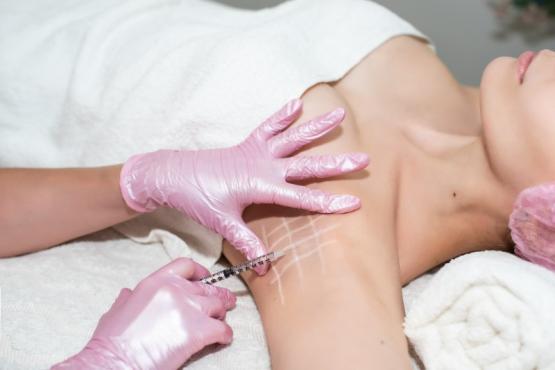 Injection aisselles Injection aisselles